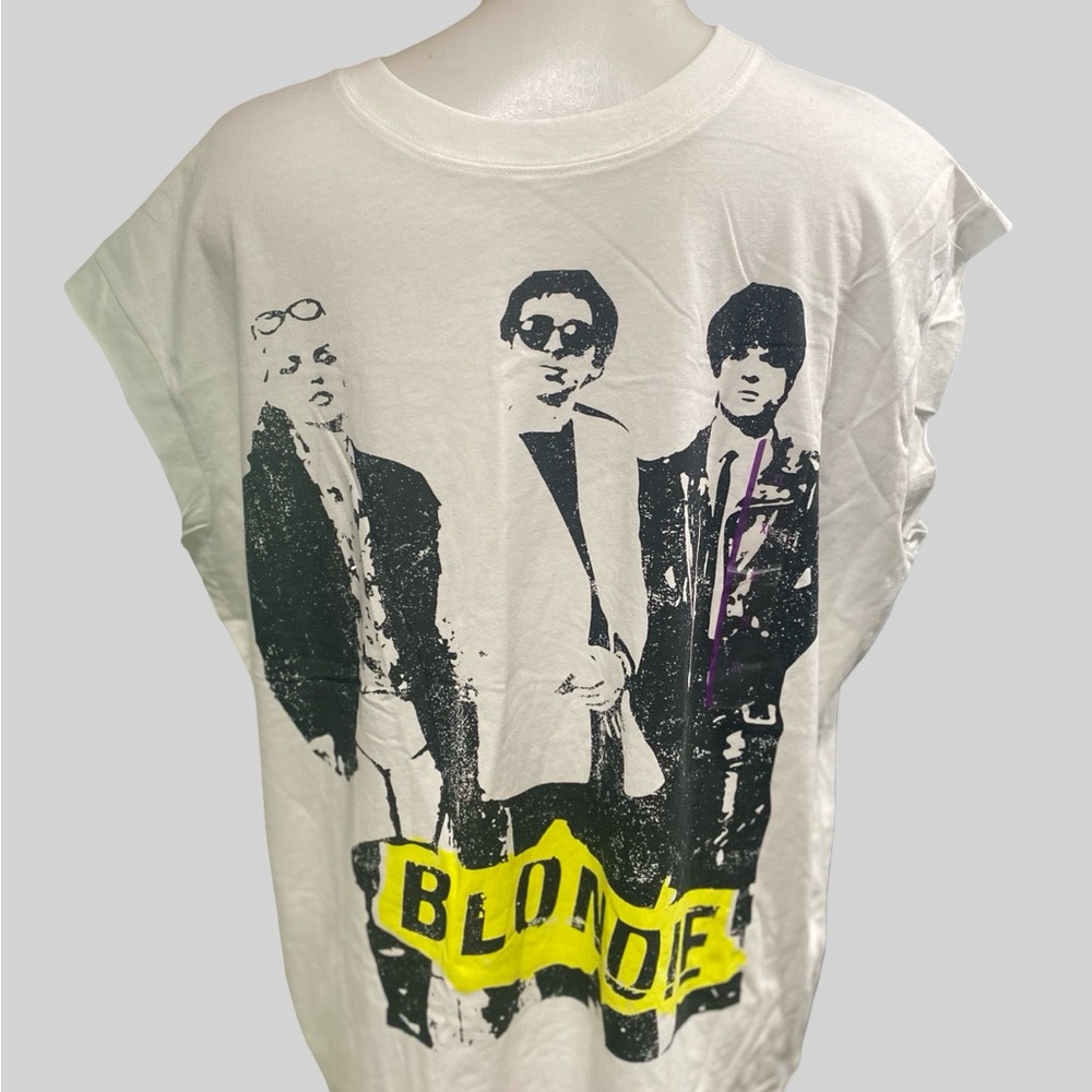 Blondie Graphic Tank Top - White
